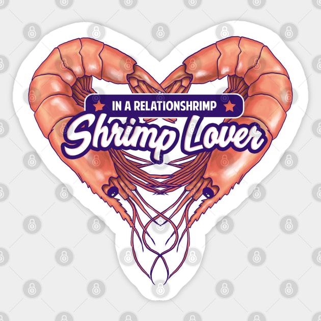 Shrimp Lover Sticker by andantino